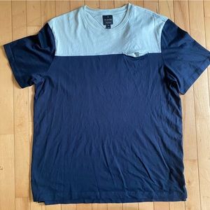01.Algo Two-toned Pima Cotton Pocket Tee